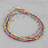 Seed Beads Strand Choker Necklace Women String