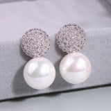 Wedding Pearl Jewelry Accessories Party Pearl Earrings