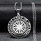 Witchcraft Pentagram Stainless Steel Chain Necklace