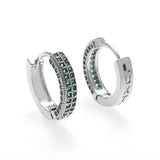 Luxury Fashion Round Earrings for Men Jewelry