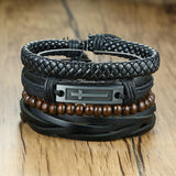 Wrap Leather Bracelets for Men Vintage Life Tree