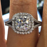 Luxury Engagement Rings Fashion Wedding Party Jewelry